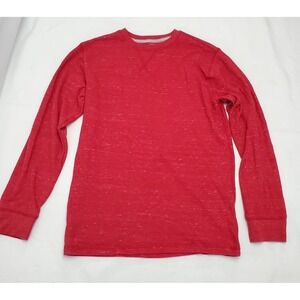SOLID RED ● Faded Glory Boys Long Sleeve Thermal‎ ● Size XL (14-16)